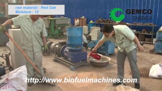 GEMCO Biomass Small Pellet Mill Make Your Own Fuel Pellets At Home [upl. by Emmi]