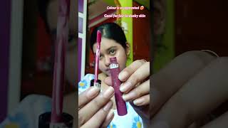 Lakme Forever Matte liquid lipstick Nude Pink💄 ytshorts lakme video lipstick [upl. by Dorree984]