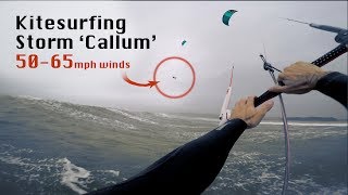 Kitesurfing Storm Callum [upl. by Archaimbaud]