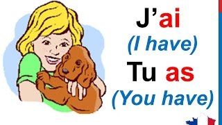 French Lesson 14  AVOIR TO HAVE Verb Conjugation Present tense  Conjugaison Indicatif présent [upl. by Africah956]