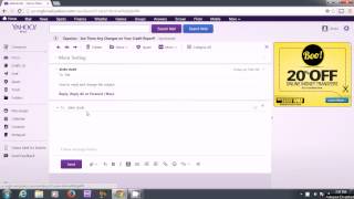 How to edit the quotSubjectquot Header in the new Yahoo Mail when replying to an EMail [upl. by Batsheva320]