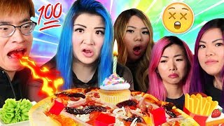 Mystery Pizza Challenge w KREW [upl. by Anirrehs]