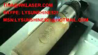 GWEIKE LASER ENGRAVE ON ROTARY ATTACHMENT [upl. by Murdock]