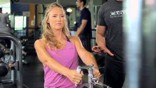 Fitness Tips with Ashleigh McIvor amp Kendrick  September 7 2015  Seated Cable Row [upl. by Eshelman]