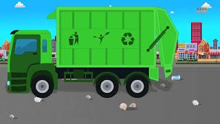 Garbage Truck  Truck  Videos For Kids [upl. by Chyou]