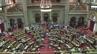 NYS budget signed [upl. by Sirob]