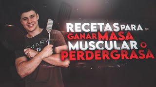 4 DESAYUNOS PARA GANAR MASA MUSCULAR O PERDER GRASA  IDEAS DE RECETAS   BONUS [upl. by Leola222]