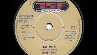 LLOYD PRICE  Love Music [upl. by Gwen]