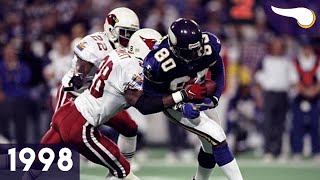 Favored Vikes Make Cards See Red  Cardinals vs Vikings 1998 Div Playoffs Classic Highlights [upl. by Linsk]