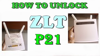 How to Unlock ZLT P21 MIFI [upl. by Nierman]