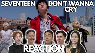 SEVENTEEN DONT WANNA CRY MV  CHOREO REACTION [upl. by Thagard521]