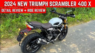 2024 Triumph Scrambler 400X Ride Review Is This the Ultimate Lightweight Adventure Bike [upl. by Pius]