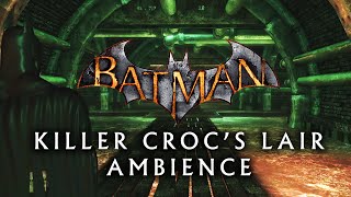 Batman Arkham Ambience  Killer Crocs Lair [upl. by Noneek317]