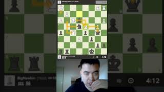 Brilliant botez gambit bullet chess sacrifice botezgambit [upl. by Kcirtapnaes]