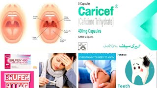 caricef capsules uses  brufen tablet uses  uses in urdu Hindi [upl. by Awjan145]