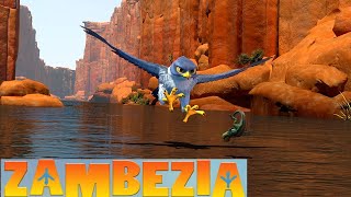 Young falcon dive into the vibrant world of Zambezia animated movie explained in Hindiurdu [upl. by Ecinuahs]