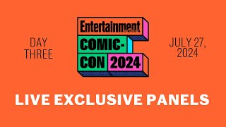 LIVE at San Diego ComicCon Day 3 Panels  SDCC 2024  Entertainment Weekly [upl. by Anotyal524]