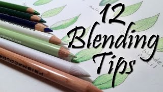 12 Blending Tips for Colored Pencils [upl. by Luapsemaj]