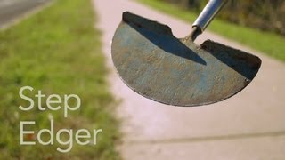 How to Use a Step Edger  Garden Tool Guides [upl. by Yaffit]