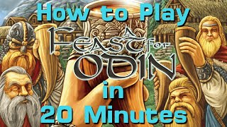 How to Play A Feast for Odin in 20 Minutes [upl. by Jacobson]