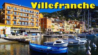 VillefranchesurMer France 4K UHD  Sail and Drive around this Scenic French Riviera Port [upl. by Verla]