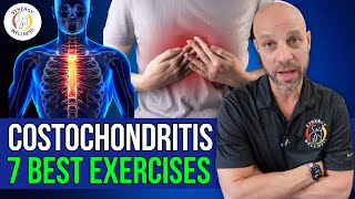 7 BEST COSTOCHONDRITIS Exercises Level 2 [upl. by Bennir]