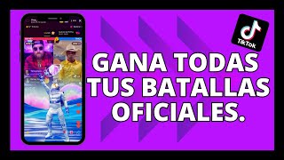 COMO GANAR UNA BATALLA OFICIAL EN TIKTOK [upl. by Allemaj511]