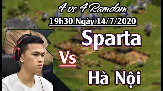 Sparta Full vs Ha Noi Full  GameViet  Máy CSDN  Live Aoe [upl. by Atteval]