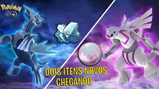 CONHEÇA OS DOIS NOVOS ITENS CHEGANDO NO JOGO  DIALGA E PALKIA ORIGEM A CAMINHO [upl. by Wylen800]