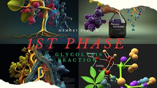 First Phase glycolysis reaction [upl. by Mixie]