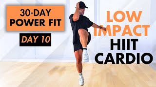 Day 10 25Min LOW IMPACT HIIT CARDIO Workout  30DAY POWER FIT [upl. by Akemrehs]