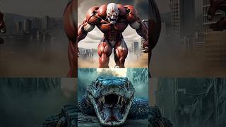 Colossal Titan vs Godzilla vs Giant creature shorts war [upl. by Elconin572]