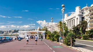 Promenade des Anglais Nice France [upl. by Acina491]