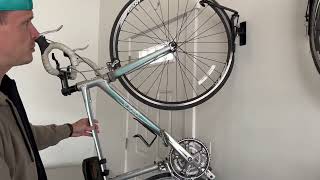 StoreYourBoard Swivel Bike Rack Garage Review SUPER EASY INSTALL [upl. by Nonez711]