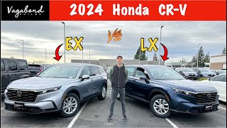 2024 Honda CRV EX versus 2024 Honda CRV LX [upl. by Fortunia]