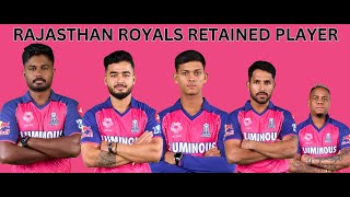 Rajasthan Royals IPL Retention 2025  Sanju Samson  Yashasvi Jaiswal [upl. by Ehpotsirhc]