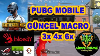 PUBG MOBİLE BLOODY MACRO 3x 4x 6 x [upl. by Digdirb]