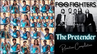 REACTION COMPILATION  Foo Fighters  The Pretender  FIRST TIME HEARING Mashup [upl. by Cara]