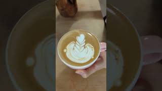 Latte Art Practice  Rosetta 20241024 [upl. by Cirdek]