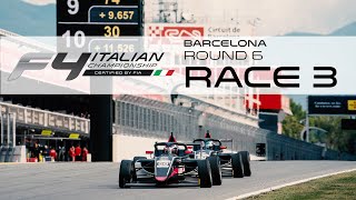 Italian F4 Championship  BarcelonaCatalunya  round 6  Race 3 [upl. by Eladnor]