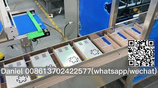 How to packing the LED power into box by machine LED power cartoner machine [upl. by Ferde]