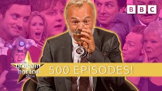 Classic GOLDEN moments from 500 episodes of The Graham Norton Show ⭐️  BBC [upl. by Linders550]