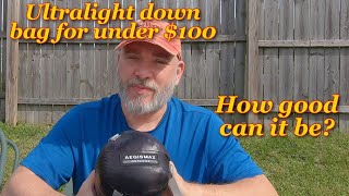 Gear Review AegisMax Ultralight Down Sleeping Bag [upl. by Amikan]