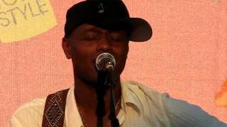 Javier Colon covers Coldplays Fix You at Deer Park NY on July 9 2011 [upl. by Yecies404]