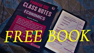 Parmar SSC class note economic free classes for all and free PDF 🤩❤️ [upl. by Nakeber571]