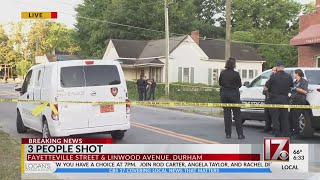 3 shot at intersection of Fayetteville St and Linwood Ave in Durham [upl. by Devonna]