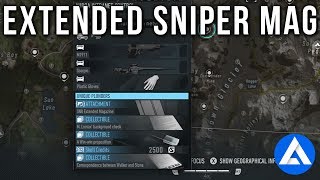 Ghost Recon Breakpoint How To Get The Sniper Rifle Extended Magazine [upl. by Yahiya]