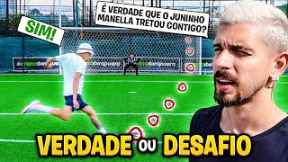 VERDADE OU DESAFIO DE FUTEBOL FEZ O GOL ESCOLHE [upl. by Ikcir]