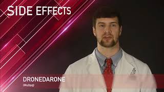 Dronedarone or Multaq Medication Information dosing side effects patient counseling [upl. by Cullie]