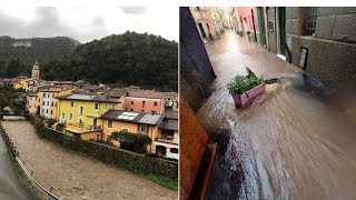 Maltempo in Liguria esondano il Quiliano e il Bormida allagamenti a Cairo e a Carcare [upl. by Patrica261]